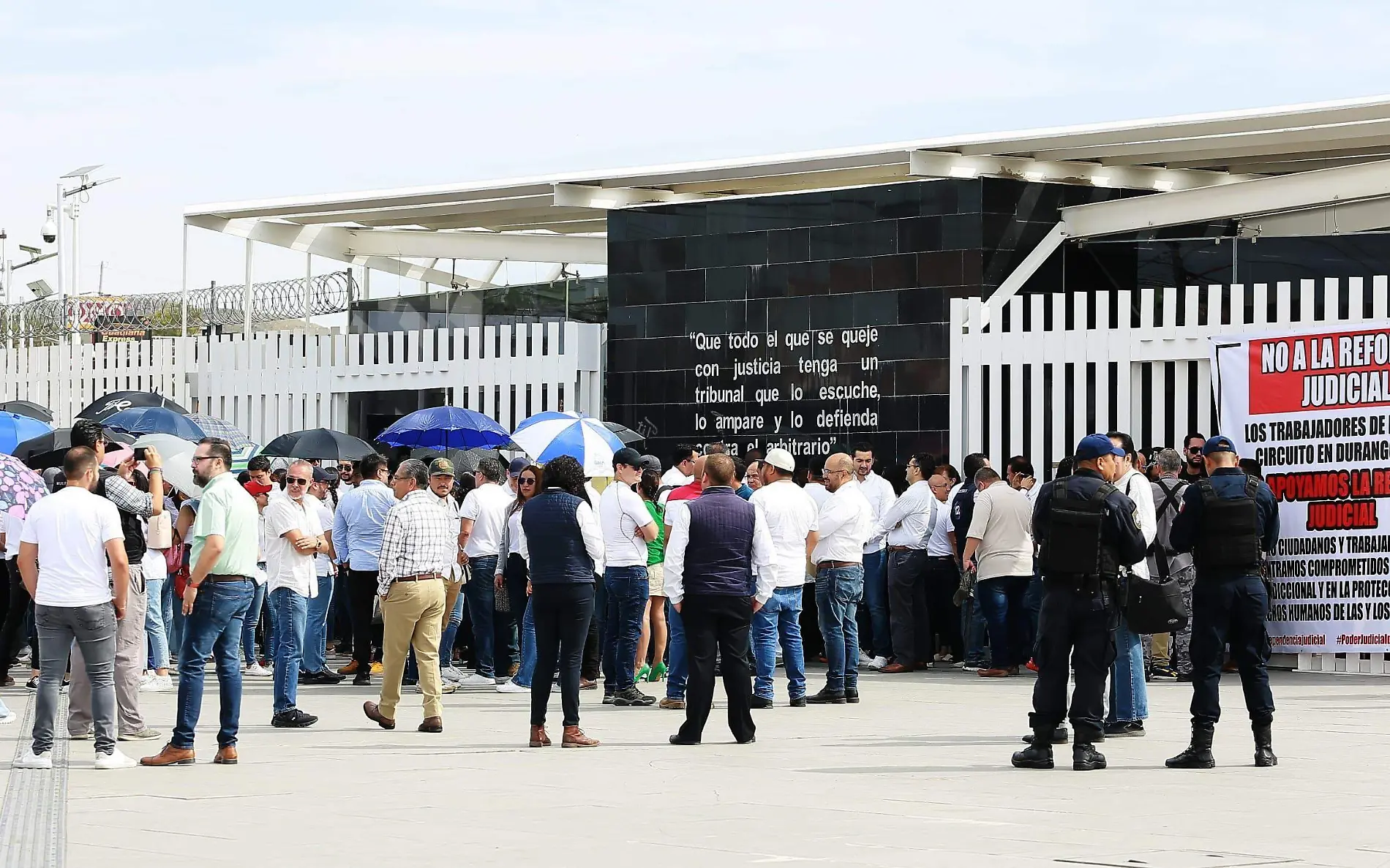 En Durango cierran oficialmente puertas del edificio del PJF en protesta por reforma judicial